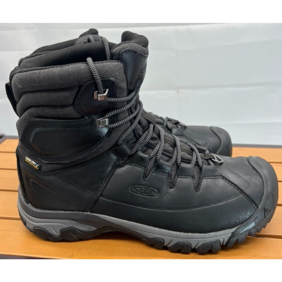 KEEN TARGHEE LACE BOOTS HIGH POLAR Insulated Waterproof 9.5 M Fit Black /Raven main image 12